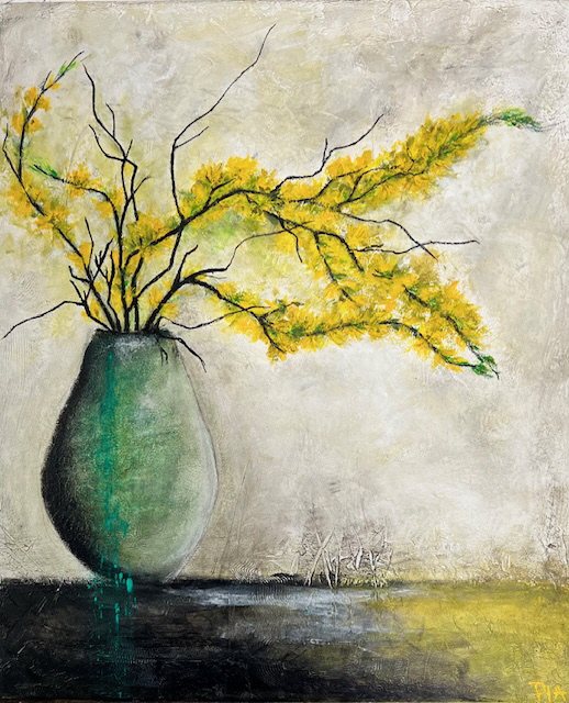 Blumen mit Vase - Nr. 277 (50 x 60 cm)